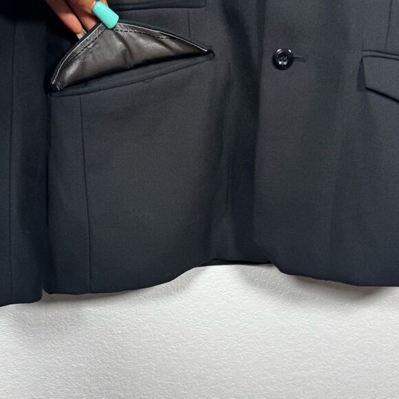 Volcom Corpo Class Black Blazer Striped Lining Dapper Sports Coat Mens Medium - Picture 7 of 9